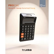 Truebo Procal Profesyonel Siyah Hesap Makinesi