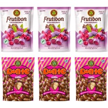 Kahve Dünyası Frutibon Cranberry ve Bonte Sütlü 50 gr 6 Lı Karma Paket