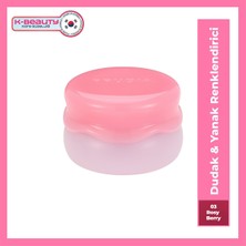 Frudia Make Up Glow Juicy Jam Lip & Cheek Berry 03 — Uzun Süre Kalıcı, Yapışmayan Doku, Doğal Dolgun
