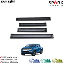 Spark Volkswagen Amarok 2010-2022 Yıl Aralığı Uyumlu Kapı Eşiği 4 Parça
