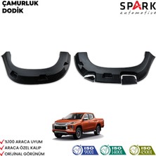 Spark Mitsubishi L200 2019- Yılı ve Sonrası Uyumlu Çamurluk Dodik 4 Parça Ince Model