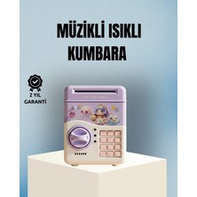 MiraLive Işıklı Sesli Şifreli Otomatik Para Çeken Kumbara Mor