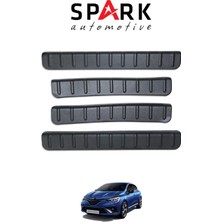 Spark Renault Clio 5 2020- Yılı ve Sonrası Uyumlu Kapı Eşiği 4 Parça