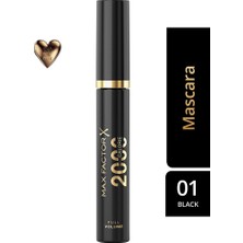 Max Factor 2000 Calorie Maskara Rich Siyah — Hacim Veren Etkili Formül, Gün Boyu Dayanıklı, Profesyo