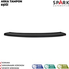 Spark Peugeot Expert 2017 Yılı ve Sonrası Uyumlu Arka Tampon Eşiği Parlak