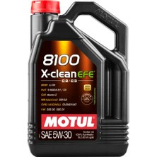 Larskas 8100 X-Clean Efe 5W-30 5 Lt Motor Yağı
