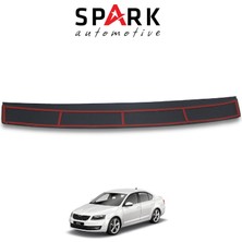 Spark Skoda Octavia 2013 Yılı ve Sonrası Uyumlu Arka Tampon Eşiği Mat