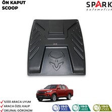 Spark Ssangyong Musso 2021- Yılı ve Sonrası Uyumlu Ön Kaput Scoop