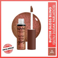 Nyx Professional Makeup Butter Gloss Bling Işıltılı Dudak Parlatıcısı 08 Bling Hustla