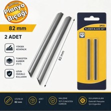 Bhd Planya Bıçağı Ikili Set 82 mm Dar Tip