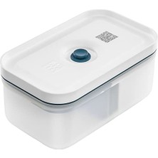 Larskas Zwilling Fresh & Save Vakumlu Yemek Taşıma Kabı, M, Plastik, Yari Şeffaf-Akdeniz Mavisi