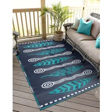 Larskas Savana 8809 Plaj Kamp Piknik Bahçe Balkon Teras Hasır Mat Savan 120X180