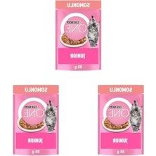 Larskas Somonlu Yavru Kediler Için Yaş Mama 85 gr (3 Paket)