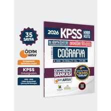 Karakutu Yayınları 2026 Fullortaöğretim Kpss Coğrafya Kara Kutu Ösym Çıkmış Soru Bankası Son 15 Yıl(Sadece Ortaöğretim)