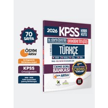 Karakutu Yayınları 2026 Fullortaöğretim Kpss Türkçe Kara Kutu Ösym Çıkmış Soru Bankası Son 15 Yıl (Sadece Ortaöğretim)