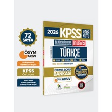 Karakutu Yayınları 2026 Fullönlisans Kpss Türkçe Kara Kutu Ösym Çıkmış Soru Bankası Son 15 Yıl (Sadece Ön Lisans)