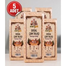 Everypet Doğal Çam Talaşı Kemirgen Altlığı 15 Lt Tozsuz Yüksek Emici 5 Adet Tavşan Hamster Ginepig İçin