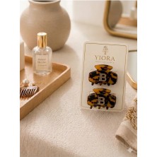 Yiora 2li Asetat Premium Mandal Toka Xs Küçük