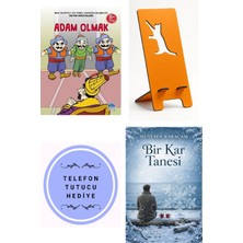 Martı Yayınları Adam Olmak-3.sınıf 100 Temel Eserden Seçmeler + Telefon Tutucu + Bir Kar Tanesi