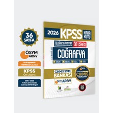 Karakutu Yayınları 2026 Fullönlisans Kpss Coğrafya Kara Kutu Ösym Çıkmış Soru Bankası Son 15 Yıl (Sadece Ön Lisans)