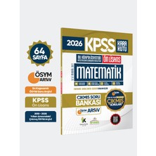Karakutu Yayınları 2026 Fullönlisans Kpss Matematik Kara Kutu Ösym Çıkmış Soru Bankası Son 15 Yıl (Sadece Ön Lisans)