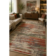 Norella Home Modern Soyut Desenli Kaymaz Taban Yıkanabilir Halı Salon Halısı Koridor Halısı Antre Halısı Oturma Odası Yatak Odası Halısı