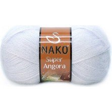 Nako Süper Angora Tozlu Lila 11001 (5 Adet)