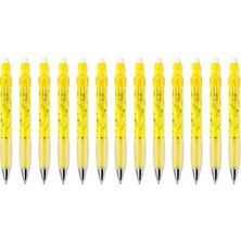 Serve Deep Versatil Kalem 0.7 mm Fosforlu Sarı Ananas Muz 12'li Paket