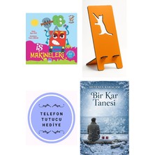 Martı Yayınları Iş Makineleri-Hayat Ünite Hikayeleri-Pijama Kul... + Telefon Tutucu + Bir Kar Tanesi