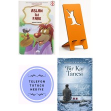 Martı Yayınları Aslan ile Fare-1.sınıf Nasreddin Hoca Fıkraları + Telefon Tutucu + Bir Kar Tanesi