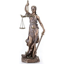 Veronese Koleksiyon Lady Justice Adalet Heykeli Themis Figürü 30CM