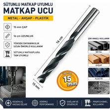 Gfb GFB1535 Hss Metal Ahşap Plastik Delme Matkap Ucu 15 mm
