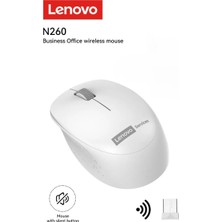 Lenovo N260 Kablosuz Sessiz Mouse Beyaz 870042253