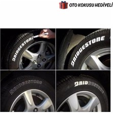 Autowise Oto Araç Lastik Yazma Kalemi Beyaz Lastik Boyama Suya Dayanıklı Lastik Yazı Kalemi