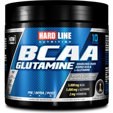 Hardline Bcaa+ Glutamine Kola Aromalı 120 gr Türkiye Menşeli 10 Porsiyon İçeren Toz Sporcu Besini