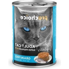 Larskas Tahılsız Balık Etli Kedi Maması 400 G, 12 Adet