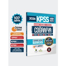 Karakutu Yayınları 2026 Fullkpss Lisans-Önlisans-Ortaöğretim Coğrafyanın Kara Kutusu Ösym Çıkmış Soru Banka Son 15YIL