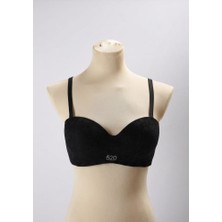 Velina Secret Lotus Cup Balenli Desteksiz Toparlayıcı Sütyen - Siyah