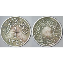 Banknoting Hicaz ve Necd Krallığı 1/4 Girş 1926 (1932'DE Birleştirilerek Suudi Arabistan'ı Oluşturmuştur) Nadir.