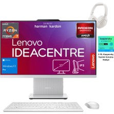 Lenovo ıdeacentre 27ARR9 Aıo Ryzen7 7735HS 40GB 512GB SSD 27" Fhd W11PRO All In One Bilgisayar - H3 Lite Bluetooth Kulaklık Wz5
