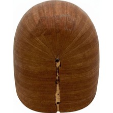 Telli Çalgı Yapım Yaprak Maun Klasik Tekne 40 cm – Bağlama Teknesi (Yarı Mamul)