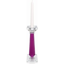 Onemay Kristal Mor Şamdan 32CM