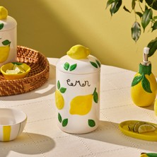 Karaca Lemon  Limon Desenli Saklama Kabı 850 ml