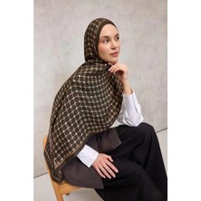 Silk Home Floş Viskon Organik Şal Halat Desenli Akışkan Dökümlü 75X195
