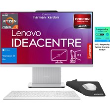 Lenovo ıdeacentre 27ARR9 Aıo Ryzen7 7735HS 24GB 512GB SSD 27" Fhd W11PRO All In One Bilgisayar F0HQ00ADTR - Lenovo Mouse Pad Wz3