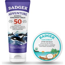 Badger Macera Sporları Güneş Kremi SPF50 + Güneş Sonrası Nemlendirici Krem Seti
