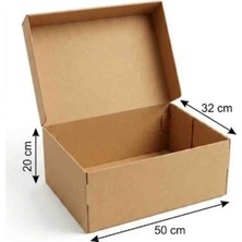 Rass 32×50×20CM Arşivleme/ E-Ticaret/kargo Kutusu Çift Oluklu 1 Adet