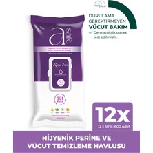 A-Safe Hijyenik Perine ve Vücut Temizleme Havlusu X12 Adet