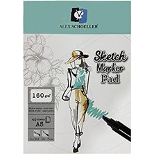Larskas A.SPR.RSM.160.14 - A5 160 gr 40.lı Sketch-Marker Pad - 943