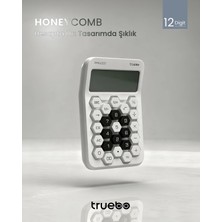 Truebo HoneyComb Beyaz Renkli Hesap Makinesi